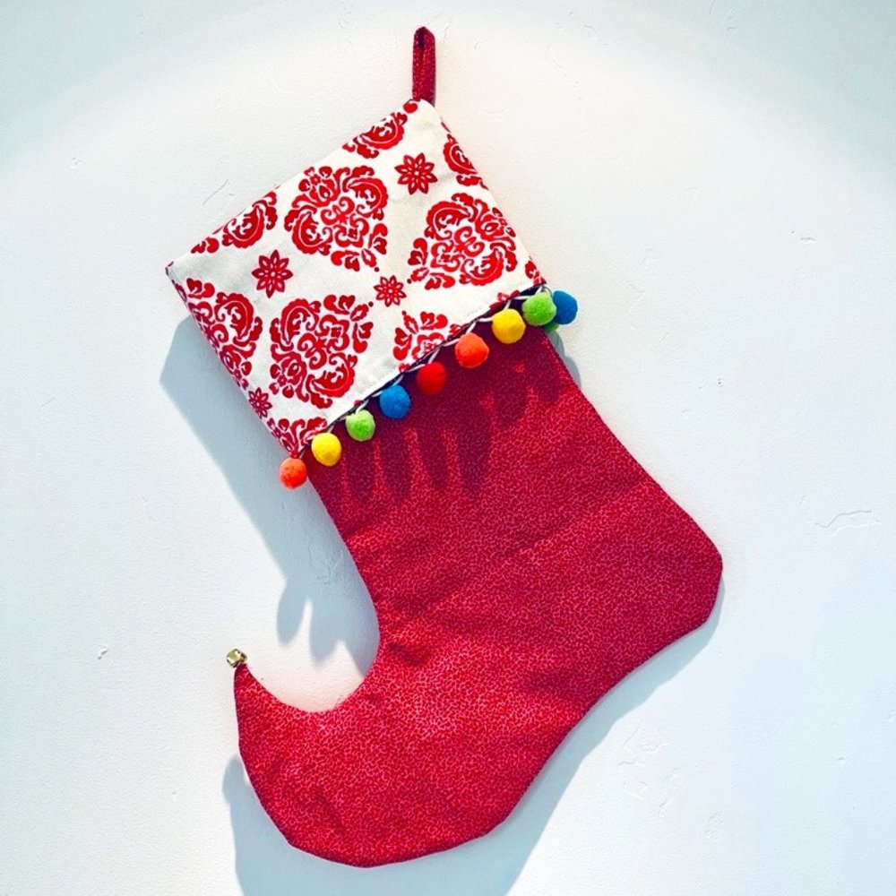 Handmade Christmas stocking